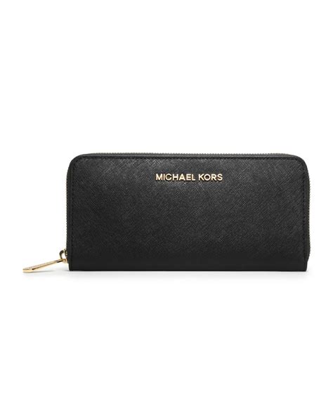 michael kors large continental wallet|Michael Kors saffiano wallet black.